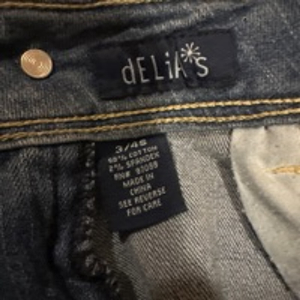Women's dELiA*s Jeans Size 3/4S Blue - Picture 4 of 6
